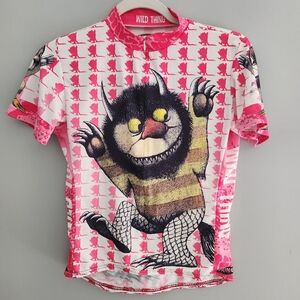 Women's Cycling Primal Where The Wild Things Are Shirt